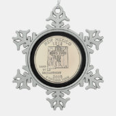 Ornement Flocon De Neige Quartier national du Nouveau-Mexique (Devant)