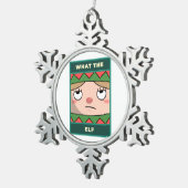Ornement Flocon De Neige Quel elfe (Vue impression)