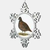 Ornement Flocon De Neige Queue rouge du Tennessee (Vue impression)