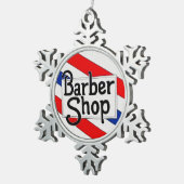 Ornement Flocon De Neige Raseur-coiffeur (Vue impression)