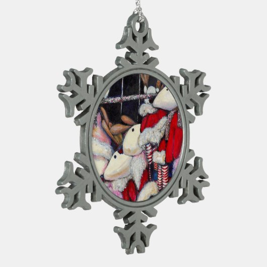 Ornement Flocon De Neige Réalité sur les vacances (Gauche)