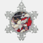 Ornement Flocon De Neige Réalité sur les vacances (Devant)