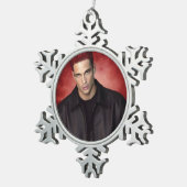 Ornement Flocon De Neige Red Gravity snowflake ornament (Vue impression)