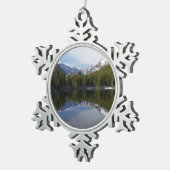 Ornement Flocon De Neige Réflexion du lac Ours II (Vue impression)