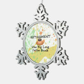 Ornement Flocon De Neige Retraite: Une grosse pause café (Vue impression)