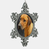Ornement Flocon De Neige Rhodesian Ridgeback (Gauche)