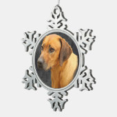 Ornement Flocon De Neige Rhodesian Ridgeback (Vue impression)