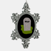 Ornement Flocon De Neige RIP Tombstone Orament (Gauche)