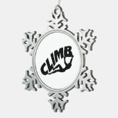 Ornement Flocon De Neige Rock Bouldering (Vue impression)
