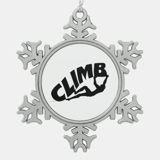 Ornement Flocon De Neige Rock Bouldering (Devant)