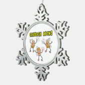 Ornement Flocon De Neige Rocks de Cribbage (Vue impression)