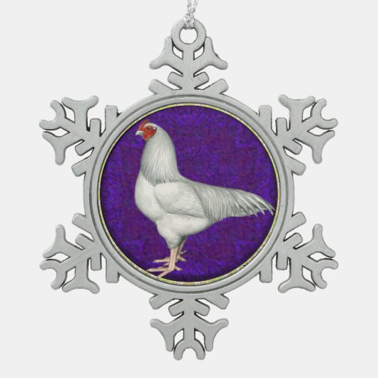Ornement Flocon De Neige Rooster Ixworth (Devant)