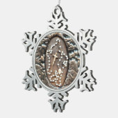 Ornement Flocon De Neige Rosaire (Vue impression)