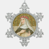 Ornement Flocon De Neige Rose de Lima (BK 020) (Devant)