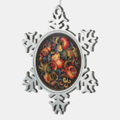 Ornement Flocon De Neige Rosepaint Moderne 2 de 6 (Vue impression)