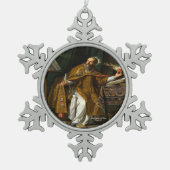 Ornement Flocon De Neige Saint Augustin d'Hippone (Devant)