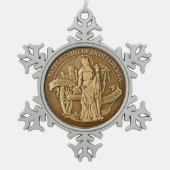 ORNEMENT FLOCON DE NEIGE SAINT BARBARA (Devant)