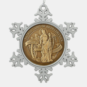 ORNEMENT FLOCON DE NEIGE SAINT BARBARA