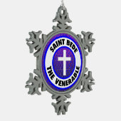 Ornement Flocon De Neige Saint Bede le Vénérable (Gauche)