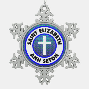 Ornement Flocon De Neige Saint Elizabeth Ann Seton