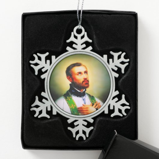 Ornement Flocon De Neige Saint François Xavier (Boîte)