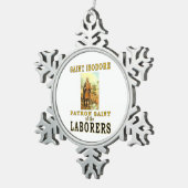 ORNEMENT FLOCON DE NEIGE SAINT ISODORE (Vue impression)