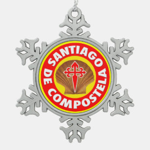 Ornement Flocon De Neige Saint-Jacques-de-Compostelle