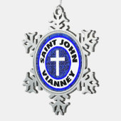 Ornement Flocon De Neige Saint John Vianney (Vue impression)