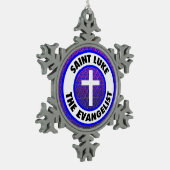 Ornement Flocon De Neige Saint Luc l'évangéliste (Gauche)