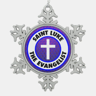 Ornement Flocon De Neige Saint Luc l'évangéliste