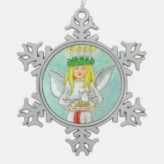 Ornement Flocon De Neige Saint-Lucie Day Advent JL Biel