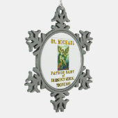 ORNEMENT FLOCON DE NEIGE SAINT MICHAEL PATRON SAINT DE PARAMEDICS (Gauche)