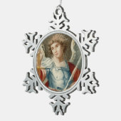 Ornement Flocon De Neige Saint Michel l'Archange (M 010) (Vue impression)