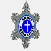 Ornement Flocon De Neige Saint-Sébastien (Gauche)