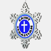 Ornement Flocon De Neige Saint-Sébastien (Vue impression)