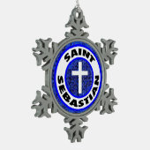 Ornement Flocon De Neige Saint-Sébastien (Gauche)