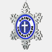 Ornement Flocon De Neige Saint-Sébastien (Vue impression)