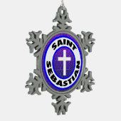 Ornement Flocon De Neige Saint-Sébastien (Gauche)