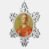 Ornement Flocon De Neige Saint-Sébastien (SNV 24) (Vue impression)