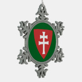 Ornement Flocon De Neige saint stephen croix hongroise symbole hongrie roi (Gauche)