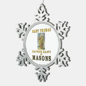 ORNEMENT FLOCON DE NEIGE SAINT THOMAS (Vue impression)