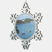 Ornement Flocon De Neige Saint-Thomas, USVI (Vue impression)