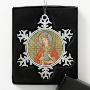 Ornement Flocon De Neige Sainte-Barbe de Nicomédie (JP 01)