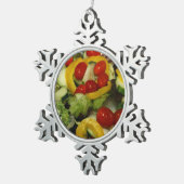 Ornement Flocon De Neige Salade de jardin fraîche (Vue impression)