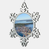 Ornement Flocon De Neige Sandhamn, archipel de Stockholm, Suède (Vue impression)