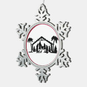 ORNEMENT FLOCON DE NEIGE SCÈNE DE GESTION (Vue impression)