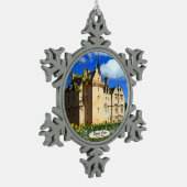 Ornement Flocon De Neige Scottish Brodie Clan's Castle Photo (Gauche)