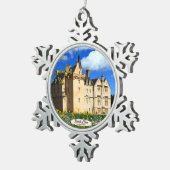 Ornement Flocon De Neige Scottish Brodie Clan's Castle Photo (Vue impression)