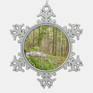 Ornement Flocon De Neige Sentier des Smoky Mountains au printemps