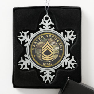 Ornement Flocon De Neige Sergent-major MSG
